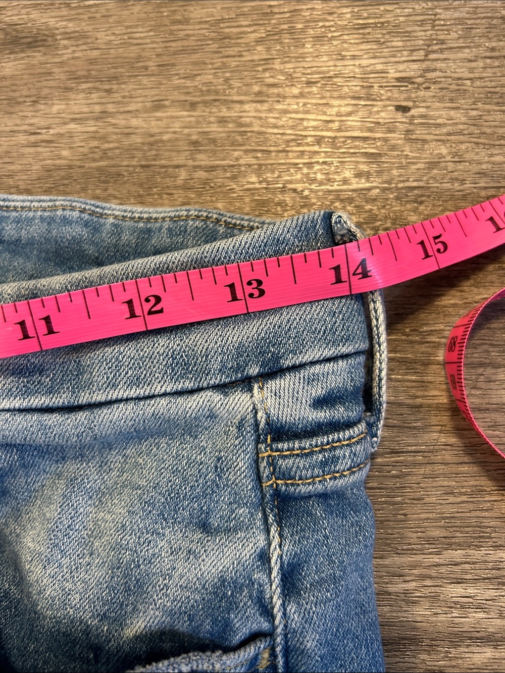Frank & Eileen Galway Cropped Wide Leg Jeans Size 26 Light Wash Raw Hem Premium - Picture 9 of 10